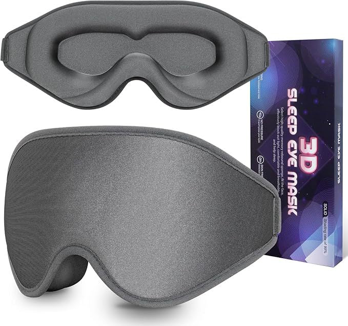 Masque de sommeil 3D – Confort & obscurité totale