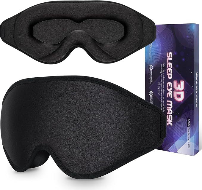 Masque de sommeil 3D – Confort & obscurité totale